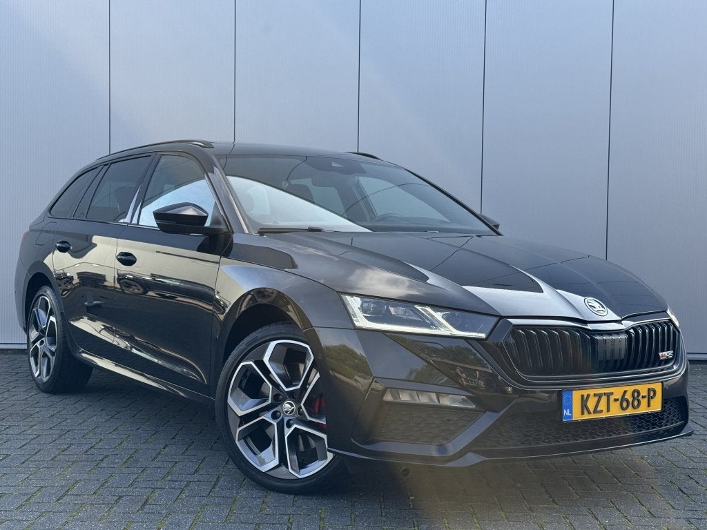 Skoda Octavia Combi 1.4 TSI RS iV Business 245PK Stoelmass., Automaat, 12 maanden, Gebruikt, Euro 6