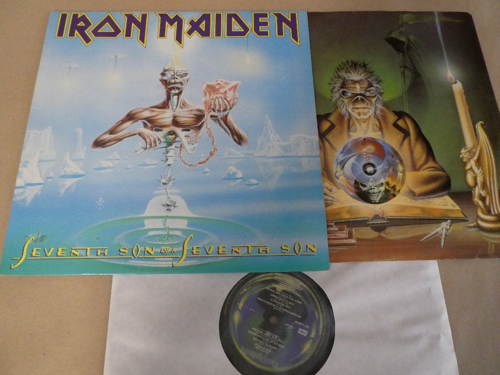 Iron Maiden ‎– Seventh Son Of A Seventh Son (1988) Canada, Inclusief binnenhoes, Verzenden, Zo goed als nieuw, 12 inch