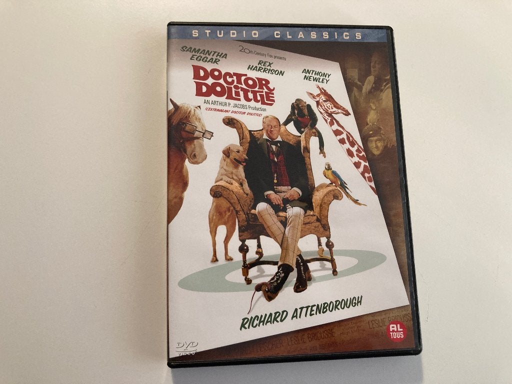Doctor Dolittle (1987) Richard Attenborough DVD, Alle leeftijden, Ophalen of Verzenden, Zo goed als nieuw