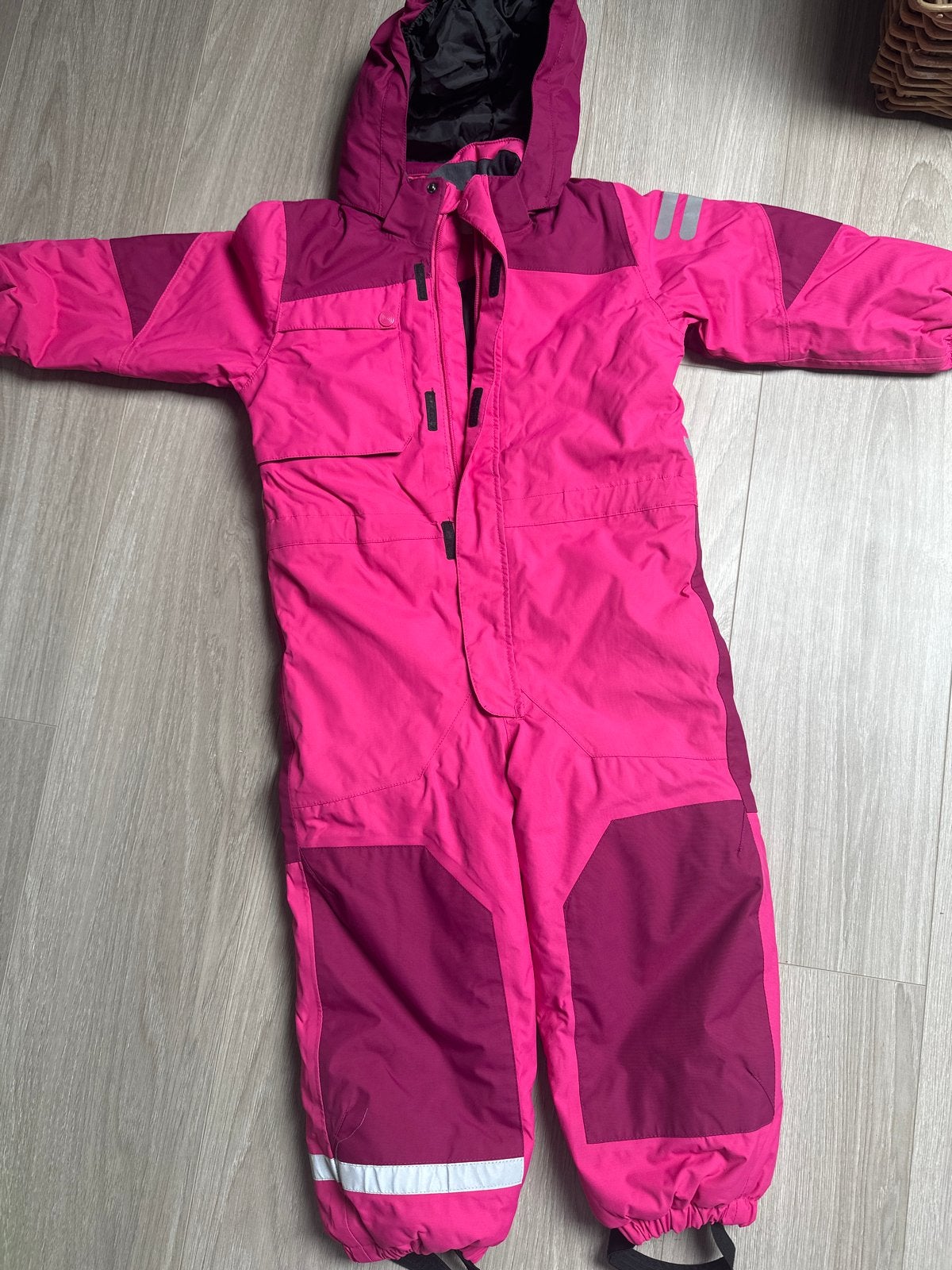 Roze winteroverall voor kinderen - Maat 110, Ophalen, Gebruikt, Meisje