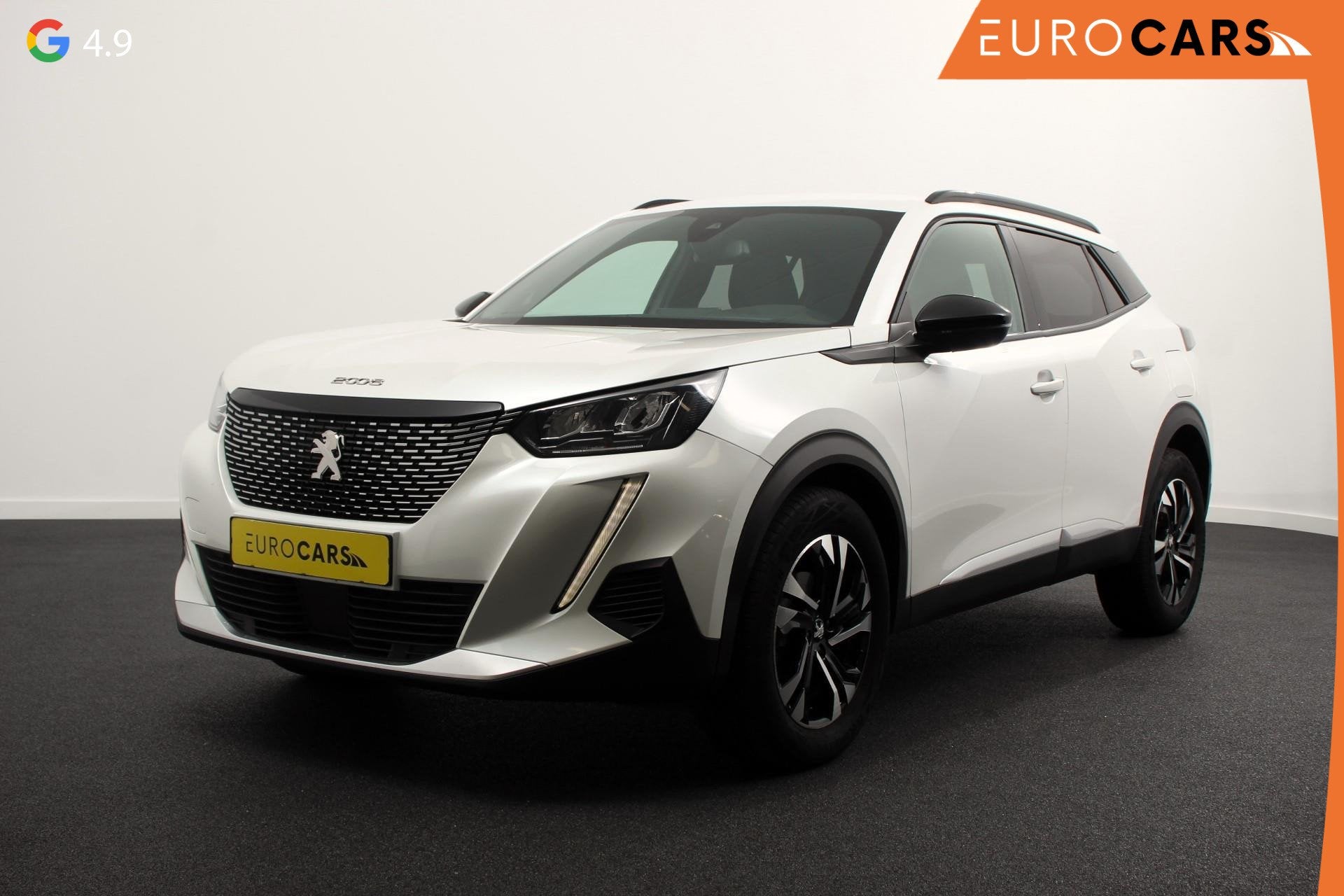 Peugeot 2008 1.2 PureTech 130pk Automaat Allure Navigatie Cl, Auto's, Gebruikt, Euro 6, 1199 cc, Leder en Stof