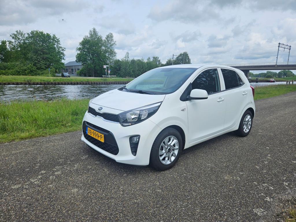 Kia Picanto 1.0 Cvvt 67pk 5-deurs 2018 Wit, Voorwielaandrijving, Zwart, 4 stoelen, Wit