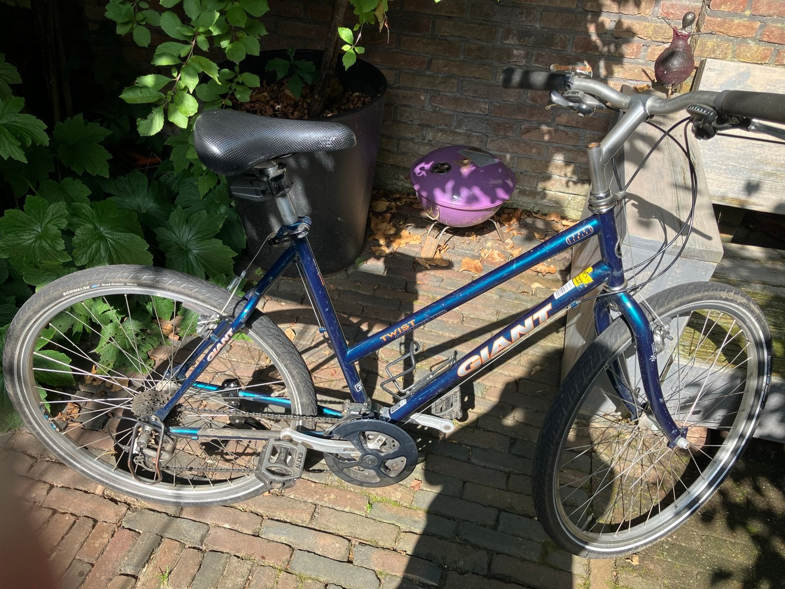 Giant Twist gravelbike - groen, in goede staat, Fietsen en Brommers, Ophalen, Gebruikt, Velgrem, Giant