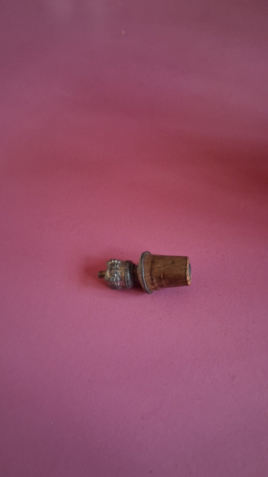 Antieke Flesstopper met Kroonontwerp, Ophalen of Verzenden
