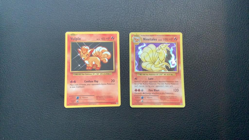 Vulpix 14/108 Ninetales. 15/108, Ophalen of Verzenden, Zo goed als nieuw