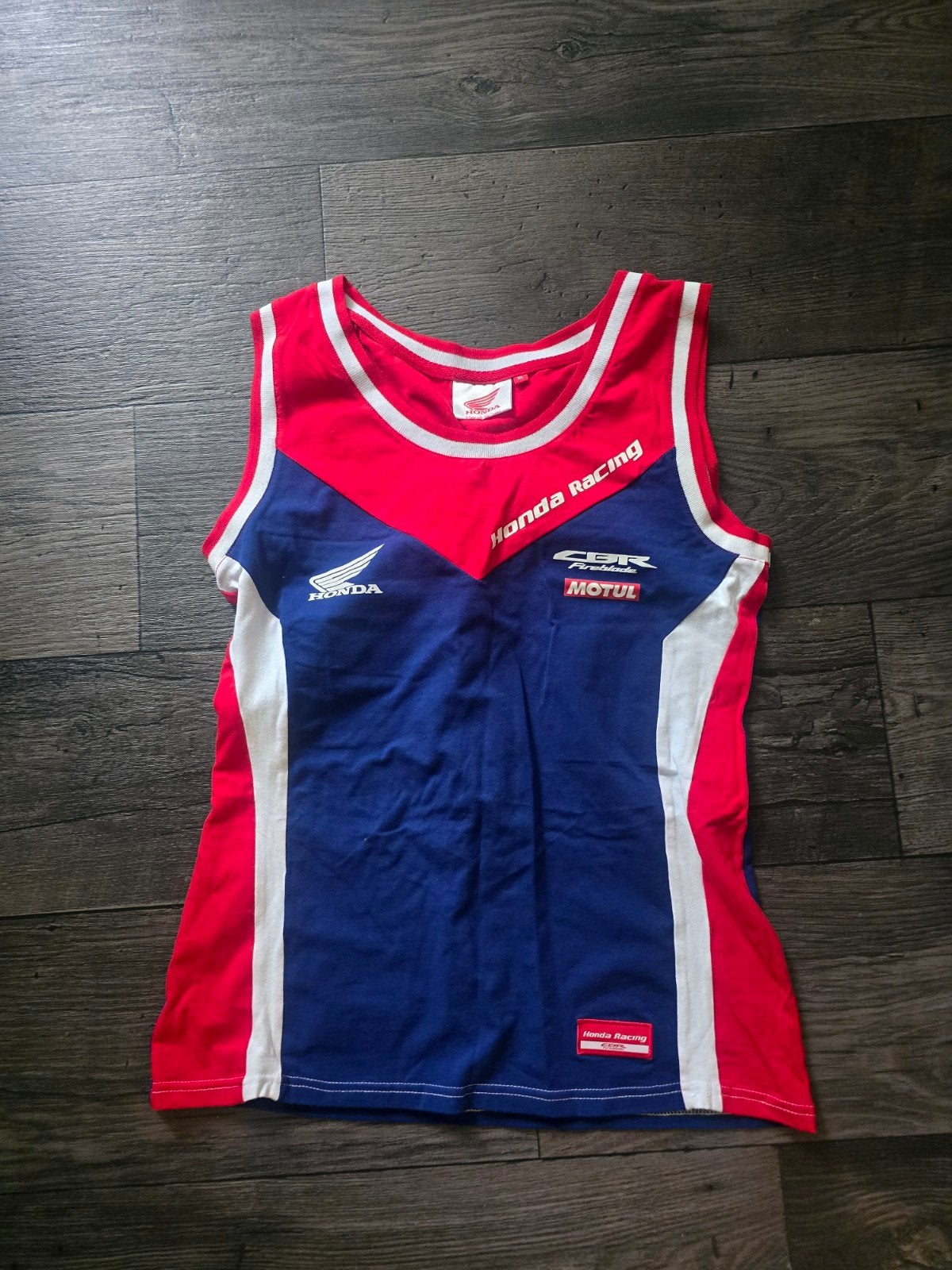 Honda Racing mouwloze top - rood, blauw,  maat xlwit, Maat 46/48 (XL) of groter, Ophalen of Verzenden, Honda Racing, Zonder mouw