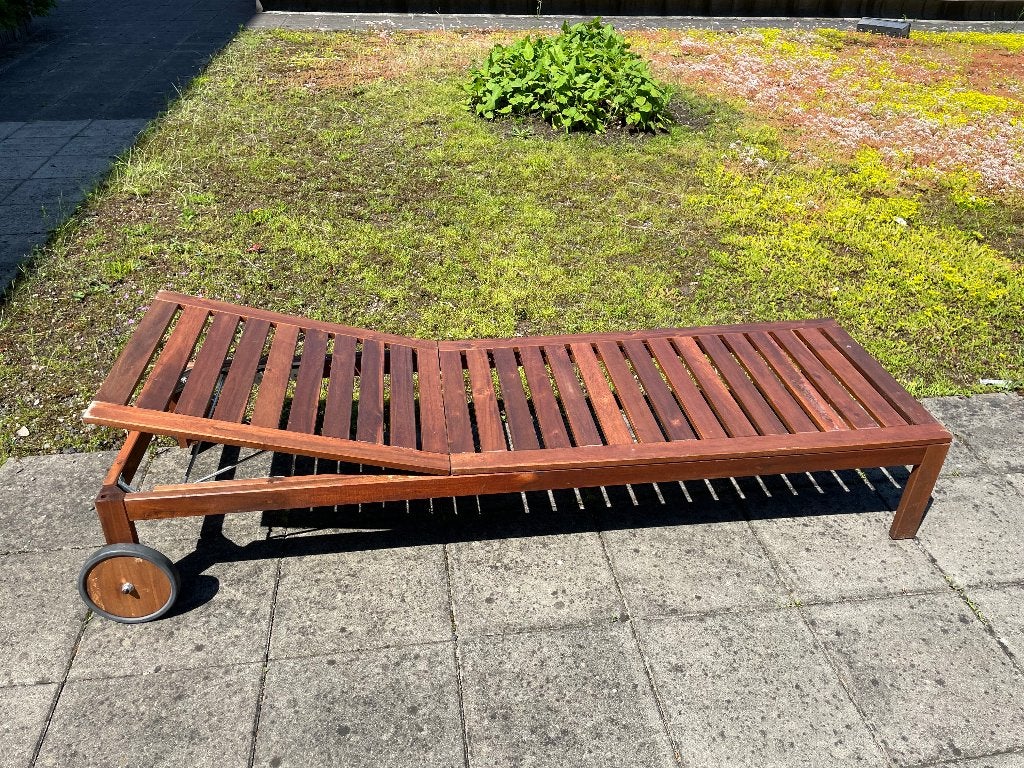 IKEA ÄPPLARÖ Houten Lounge chair – good condition, Gebruikt, Loungeset, Bank, Hout