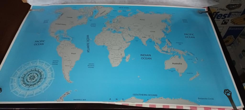 Scratch World Map - Ontdek de Wereld!, Ophalen of Verzenden, Nieuw