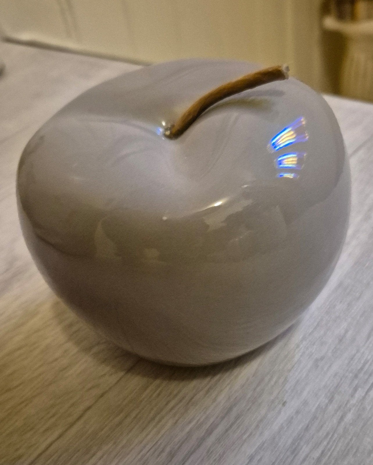 Decoratie appel, Ophalen of Verzenden, Nieuw, Grijs