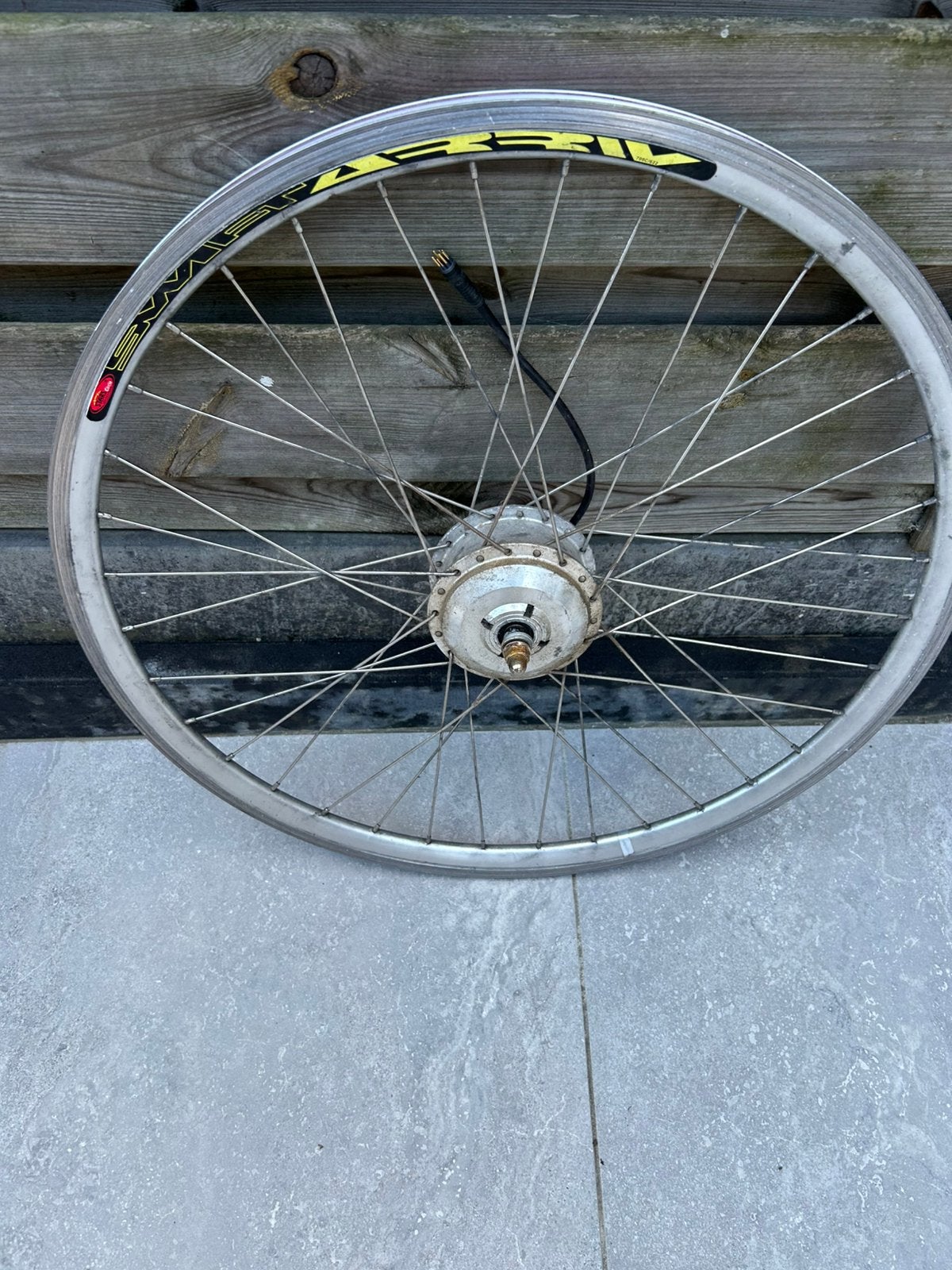 Voorwiel motor 9 pins, Fietsen en Brommers, Ophalen, Gebruikt, Elektrische fiets, Motor