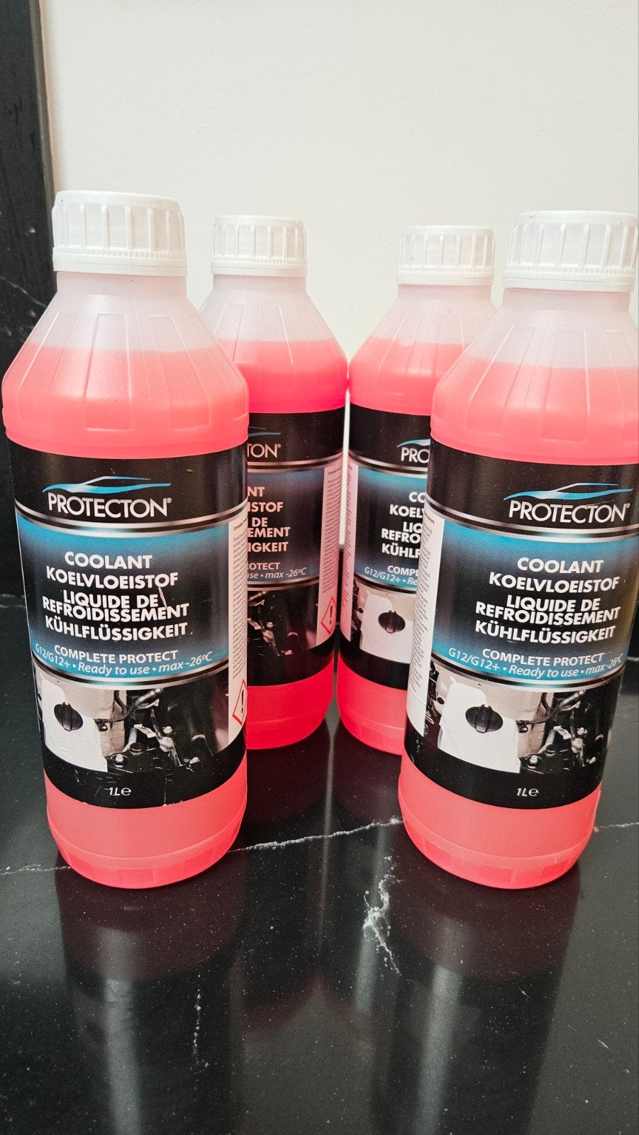 T.k. 4 x Protecton koelvloeistof 1 liter, nieuw., Ophalen of Verzenden
