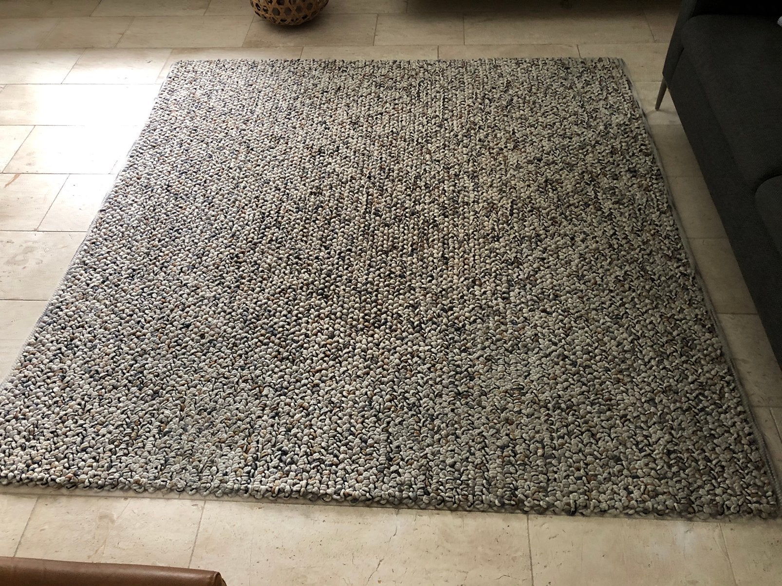 Twee wollen vloerkleden van Brink & Campman model Marble, Huis en Inrichting, Stoffering | Tapijten en Kleden, Ophalen, Gebruikt
