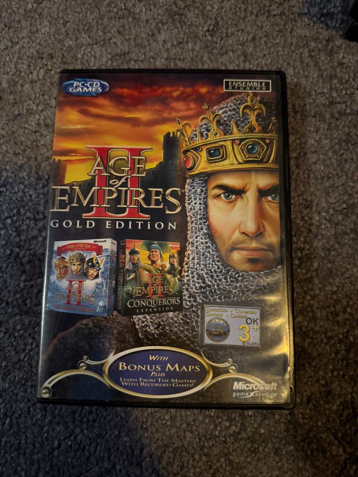 Age of empires 2 gold edition pc compleet, 1 speler, Ophalen of Verzenden, Zo goed als nieuw, Strategie en Constructie