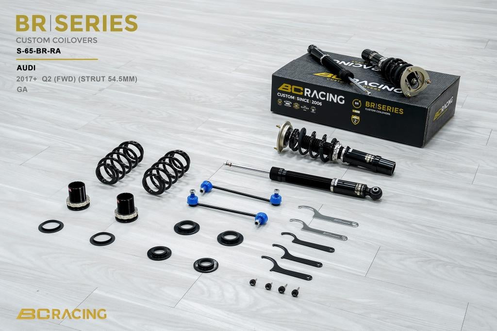 BC Racing BR-RA serie schroefset - Audi Q2 FWD 54.5 17+, Ophalen of Verzenden