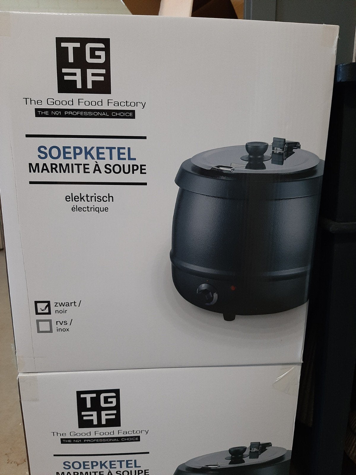 Soepketel Elektrisch Zwart, Ophalen of Verzenden, Nieuw