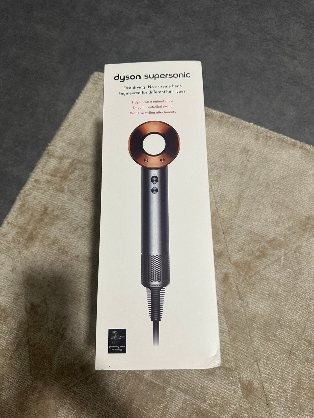 Dyson Supersonic HD08 Föhn - (Nikkel/Koper), Ophalen of Verzenden, Zo goed als nieuw, Haarverzorging