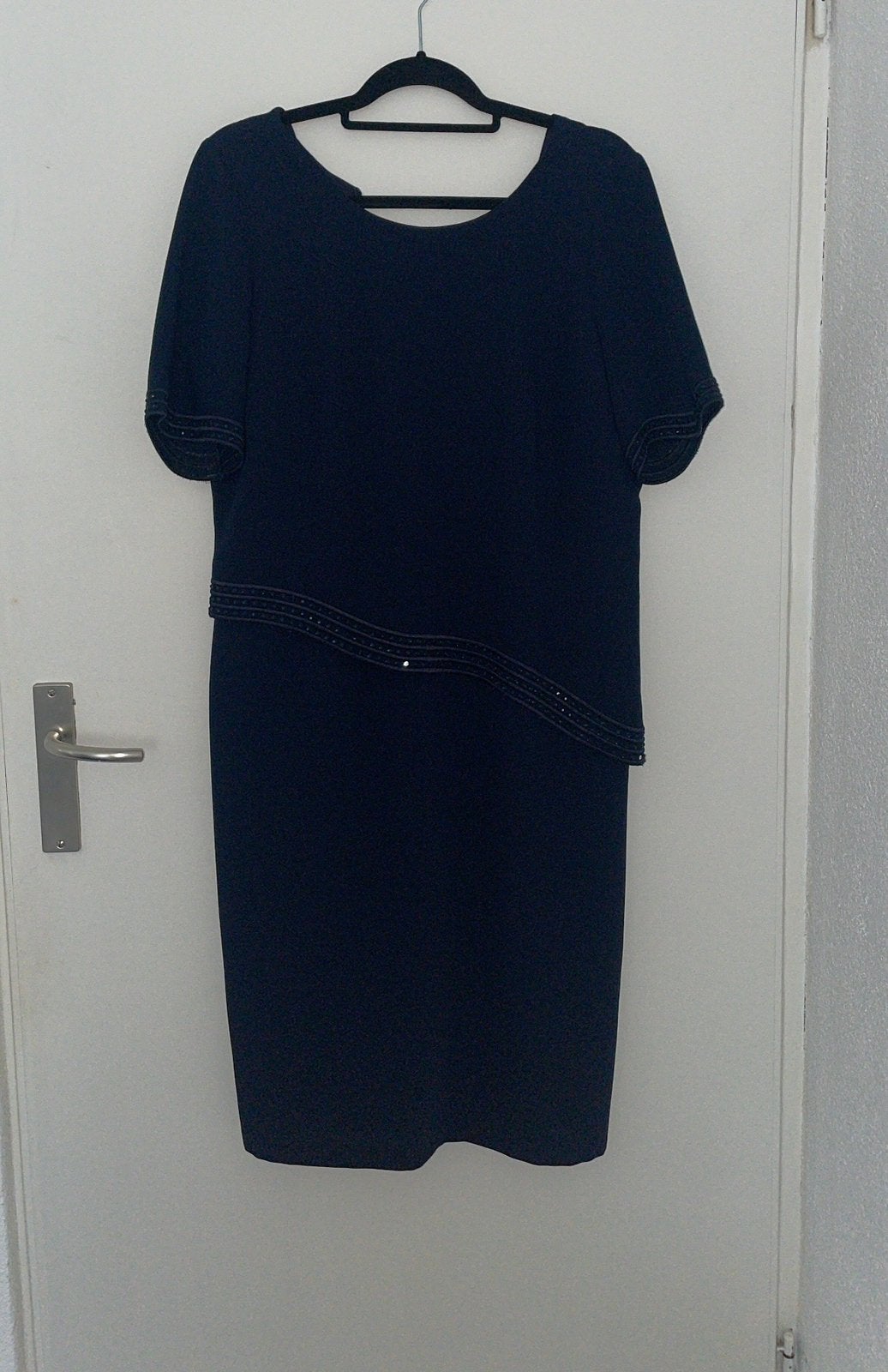 Avondjurk, Kleding | Dames, Blauw, Jurk, Maat 42/44 (L), Ophalen of Verzenden