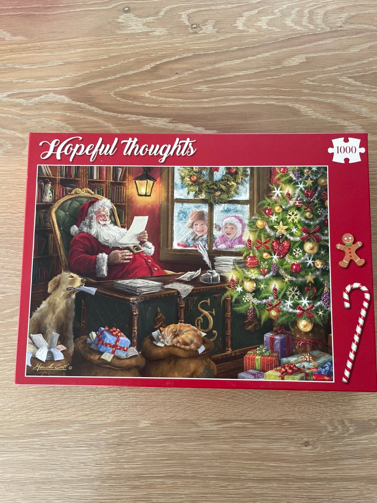 Puzzel 1000 stukjes kerst, Ophalen, 500 t/m 1500 stukjes, Zo goed als nieuw