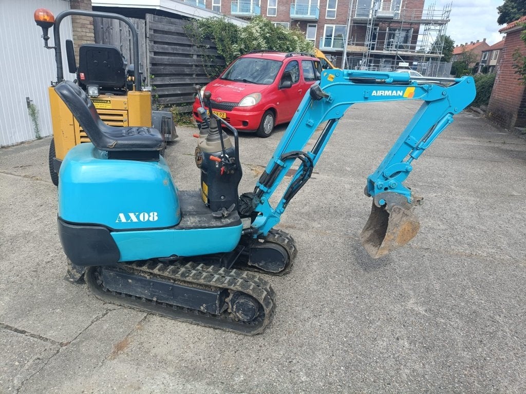 Airman AX08 minigraafmachine, Ophalen, Graafmachine