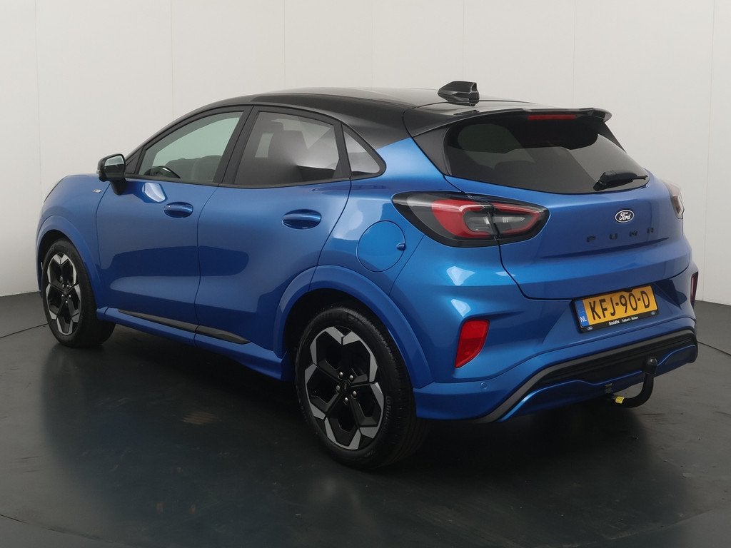 Ford Puma EcoBoost Hybrid 155 pk ST-Line X | Trekhaak | Wint, Auto's, Ford, Zwart, Bedrijf, 155 pk, Hybride Elektrisch/Benzine
