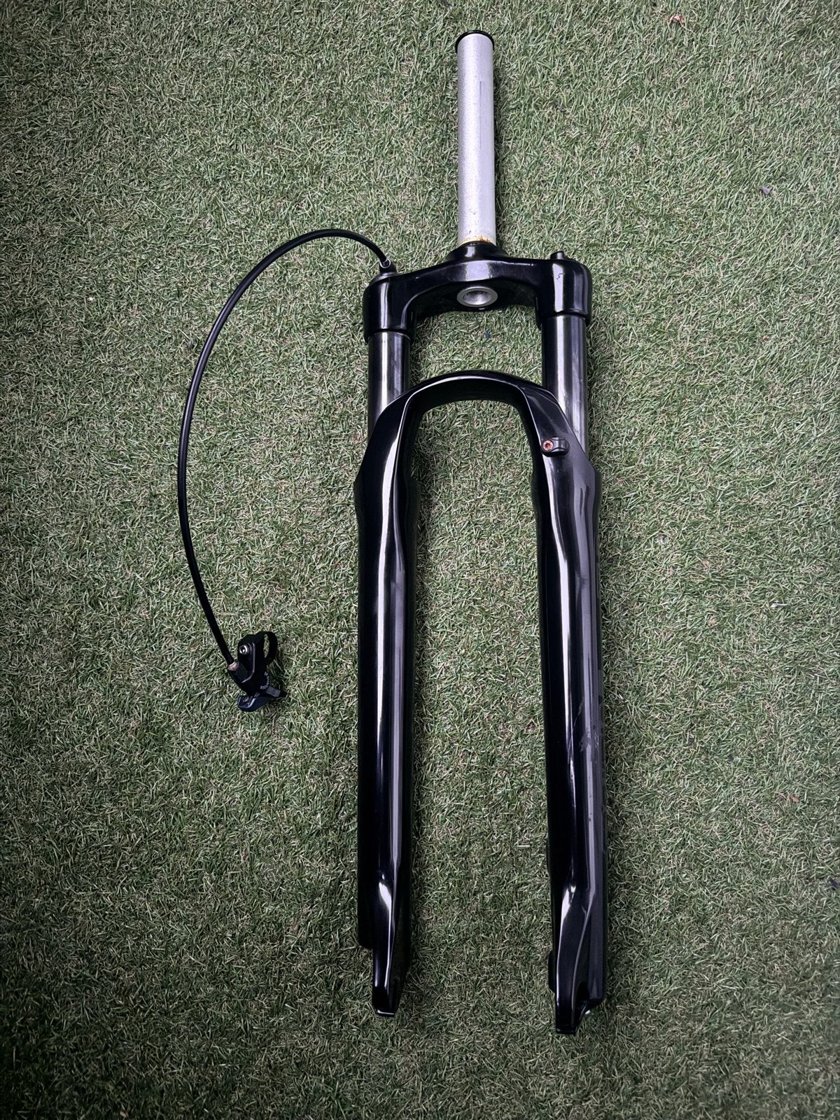 SR Suntour X1 Voorvork 29 inch met Lockout, Fietsen en Brommers, Fietsonderdelen, Ophalen of Verzenden, Zo goed als nieuw, Voorvork