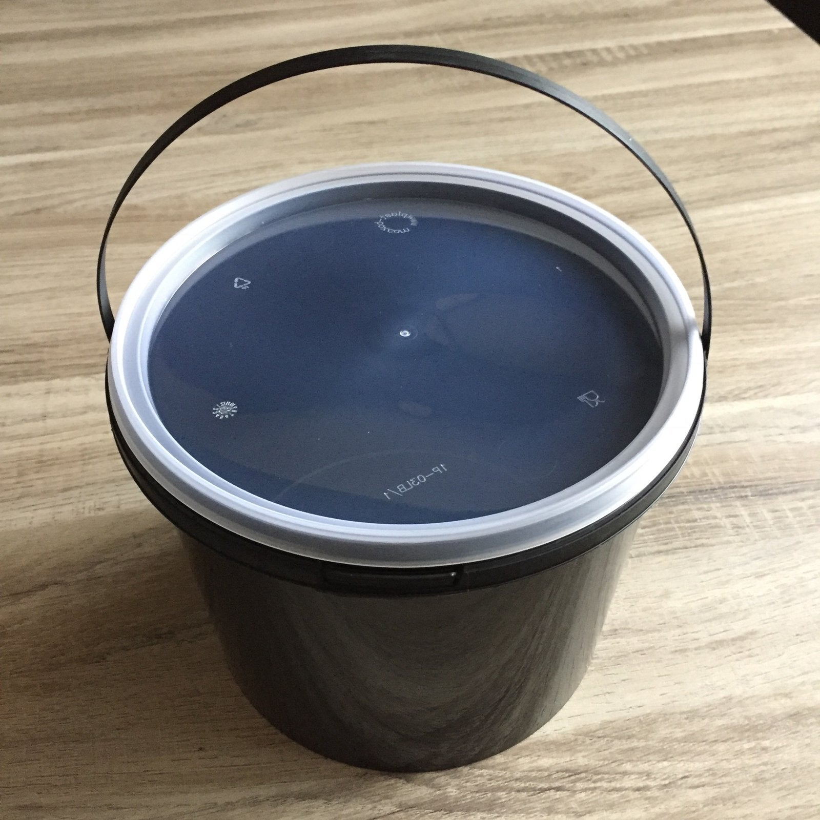 3 liter emmers met transparant deksel - verzegelbaar, Ophalen of Verzenden, Zo goed als nieuw, Kunststof