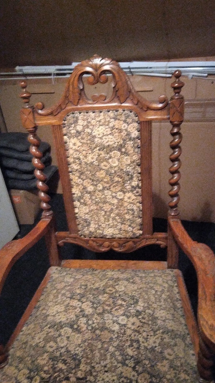 te koop antieke ridderstoel, Huis en Inrichting, Ophalen, Hout, 50 tot 75 cm, Antiëk