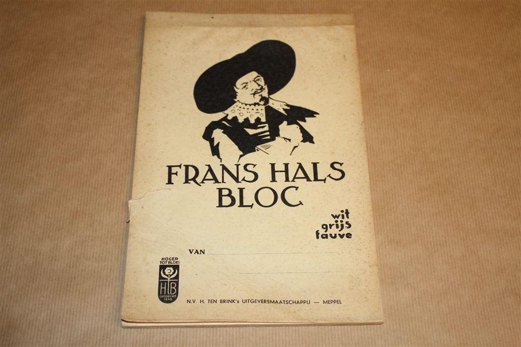 Frans Hals Bloc - Zeldzaam oud schetsboek ca 1950 !!, Antiek en Kunst, Ophalen of Verzenden