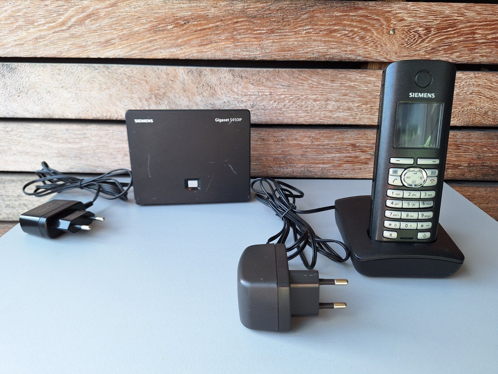 Siemens Gigaset VoIP S450IP DECT telefoon met basisstation, Ophalen of Verzenden, Gebruikt, 1 handset