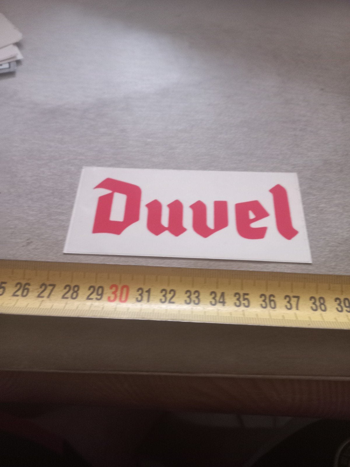 Duvel sticker -, Ophalen of Verzenden, Nieuw, Auto of Motor
