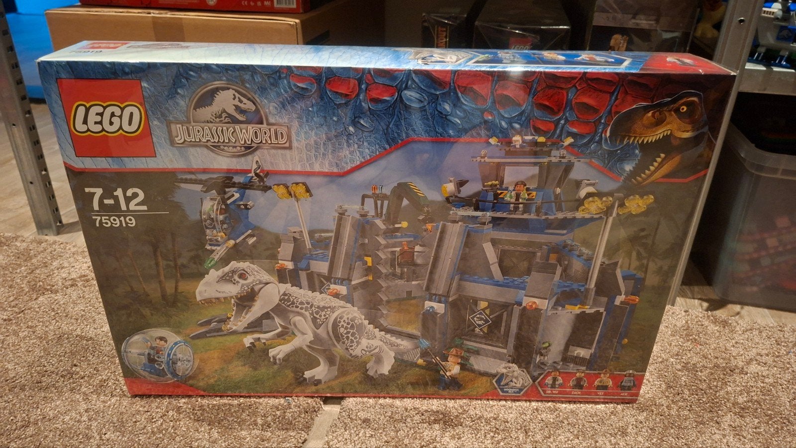 LEGO Jurassic World 75919 Indominus Rex Uitbraak, Ophalen, Jurassic World, Lego, Nieuw