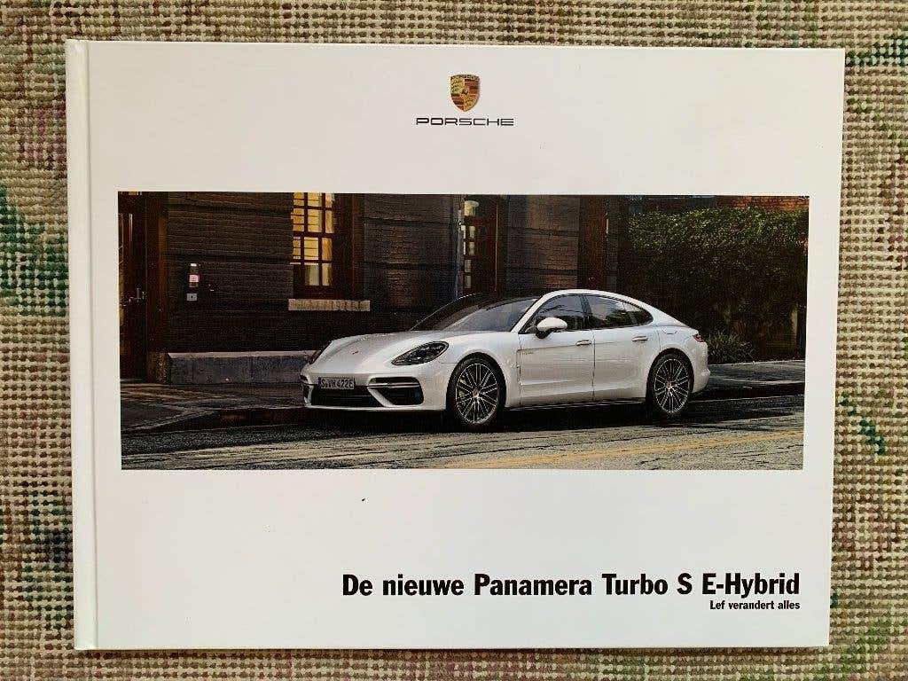 Brochure Porsche Panamera Turbo S-Hybrid Nederlands 2017 nie, Porsche, Nieuw, Ophalen of Verzenden, Porsche