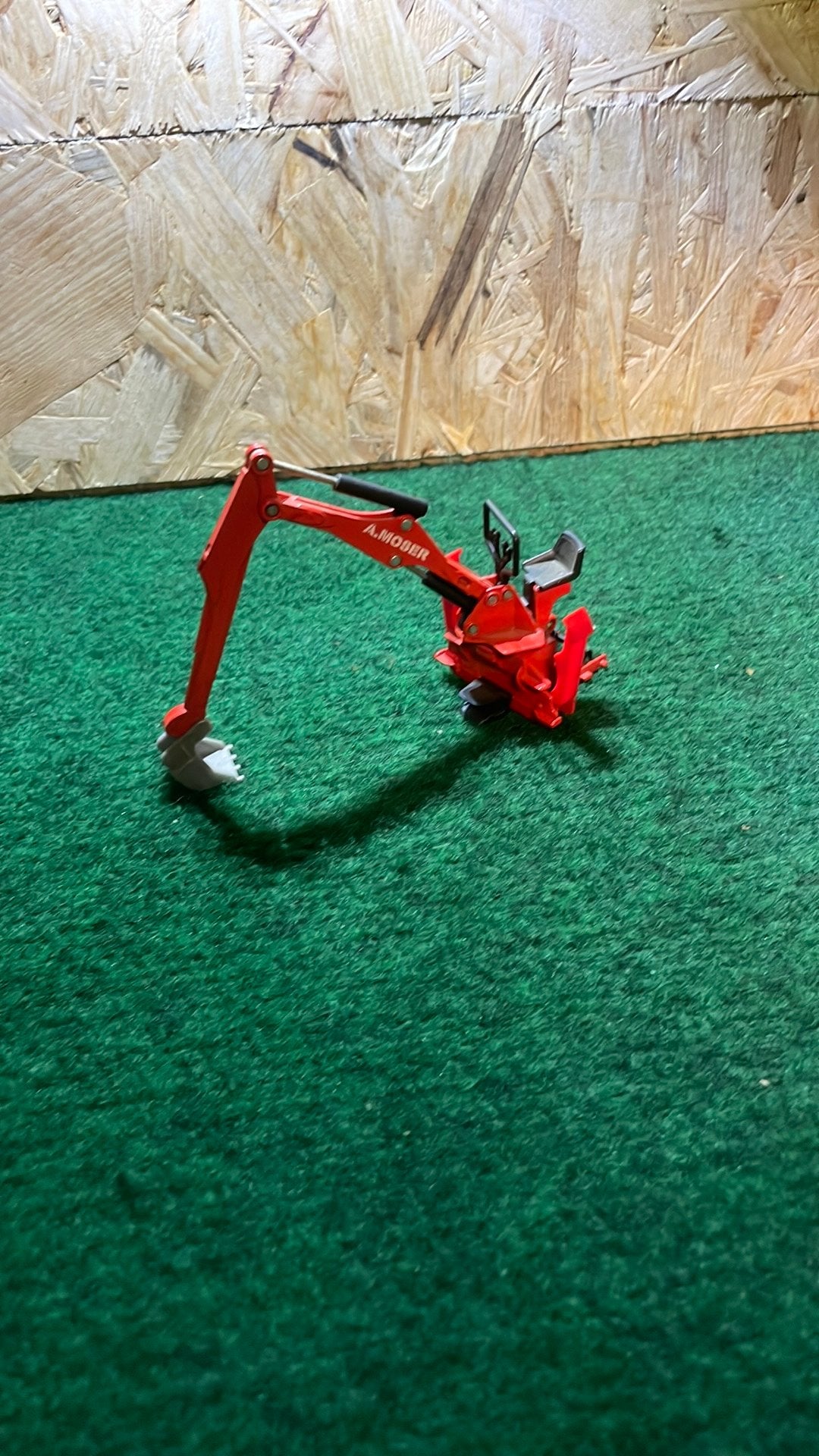 Siku achter graaf machine, Hobby en Vrije tijd, Modelauto's | 1:32, Ophalen of Verzenden, Zo goed als nieuw, Tractor of Landbouw