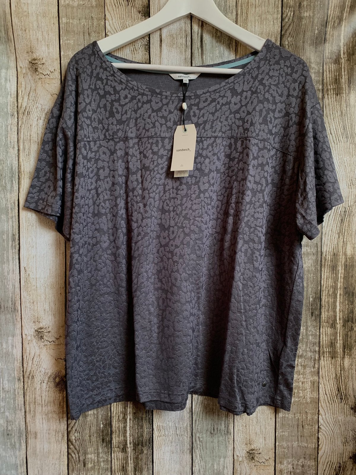 Sandwich super leuk grijs nieuw shirt (Maat XXL), Verzenden, Maat 46/48 (XL) of groter, Nieuw, Korte mouw