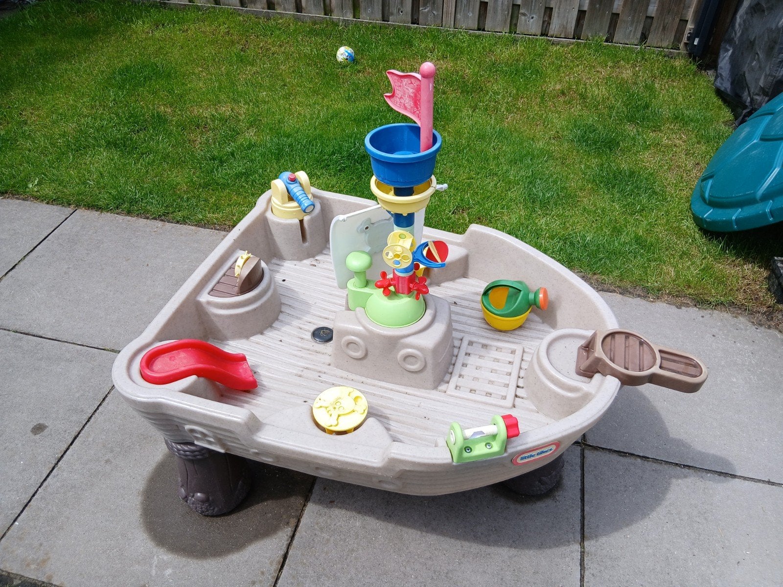 Watertafel Piraat boot gratis spelgoed auto, Ophalen of Verzenden