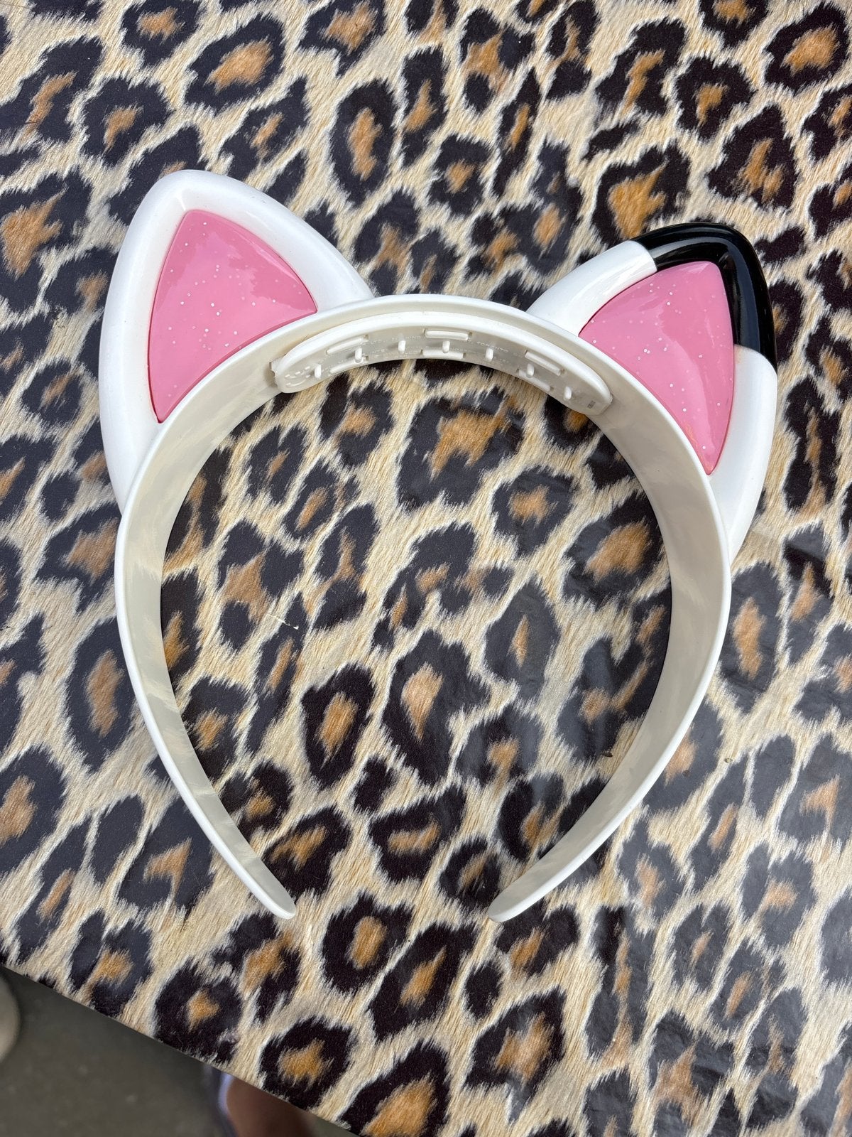 Gaby Kattenoortjes Haarband Wit met Roze Glitter met geluid, Ophalen of Verzenden, Zo goed als nieuw
