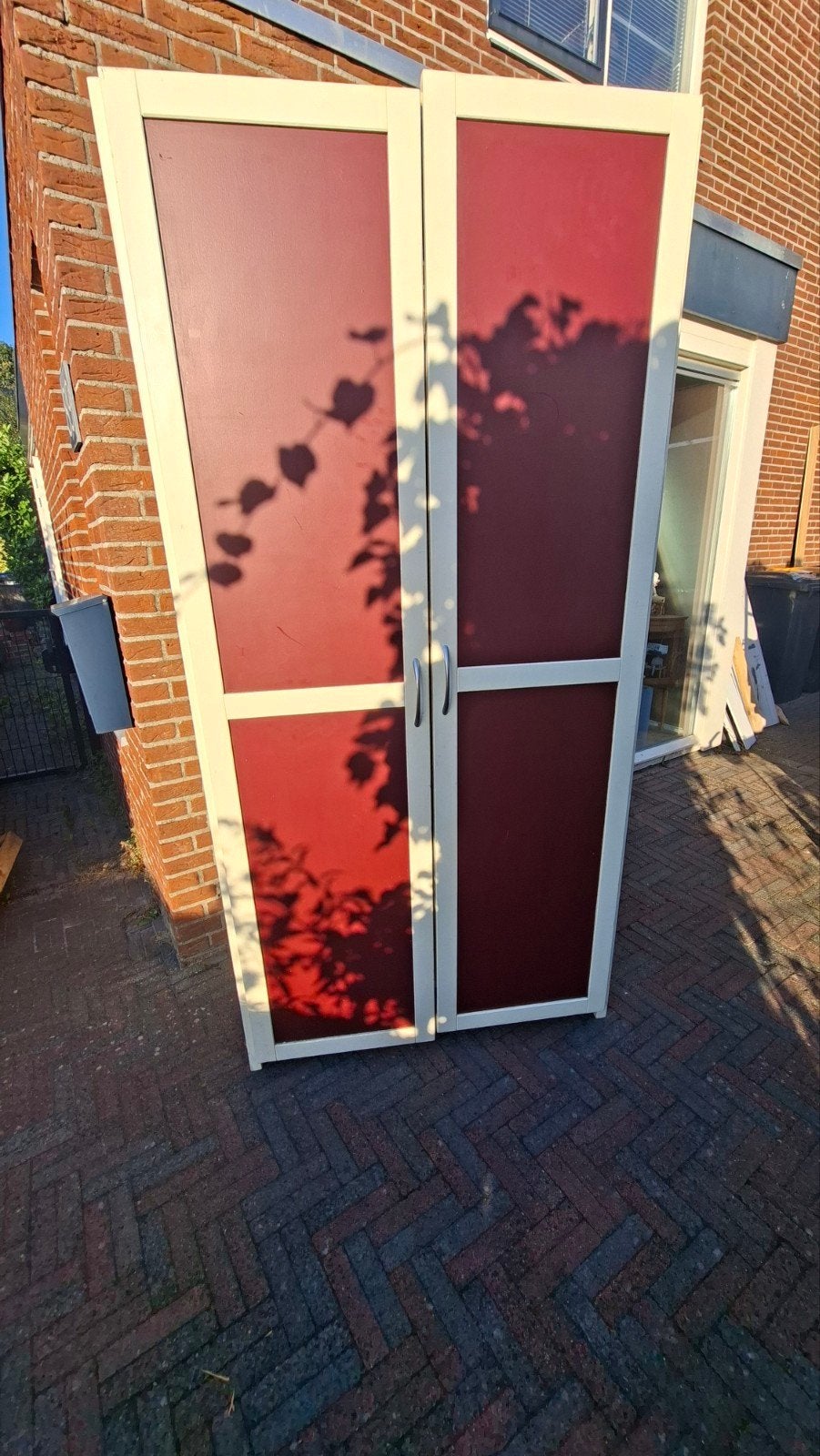 Wedeka kastensysteem kledingkast, Ophalen, Met deur(en), Gebruikt, 200 cm of meer