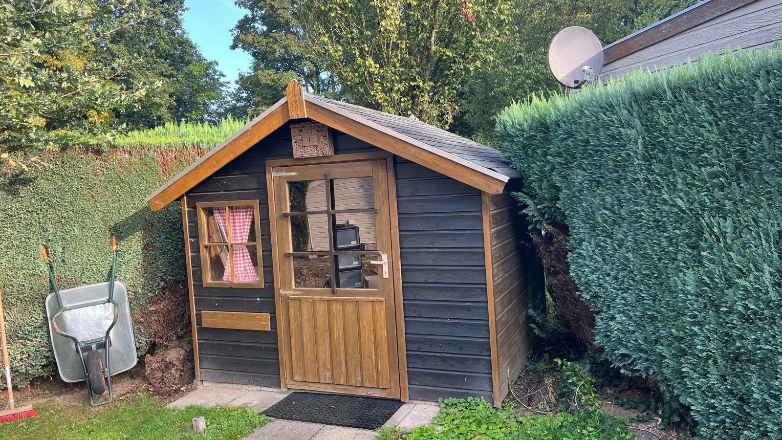 Houten Tuinhuisje 270x210 cm, Tuin en Terras, Ophalen, Tuinhuis, 250 tot 500 cm, 1 raam