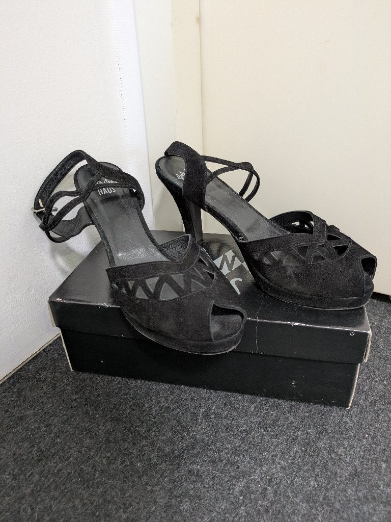 Penahaus 40's inspired high heels maat 41, Zwart, Ophalen of Verzenden, Zo goed als nieuw, Penahaus
