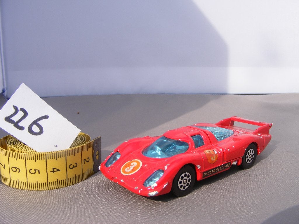Porsche 917 corgi toys whizzwheels 3851970-1976 rood (226), Ophalen of Verzenden, Gebruikt, Auto, Corgi
