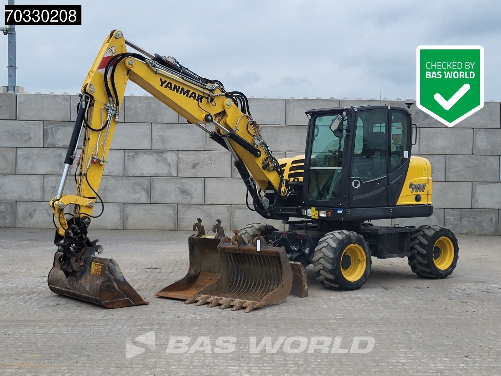 Yanmar B95W B95W Auto Greasing - A/C, Zakelijke goederen, Machines en Bouw | Kranen en Graafmachines, Graafmachine