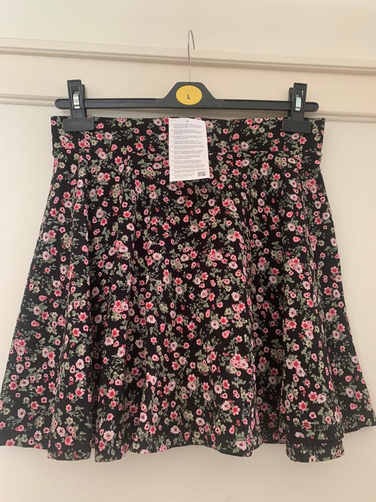 Clockhouse rok maat L, Maat 38/40 (M), Verzenden, Zwart, Nieuw