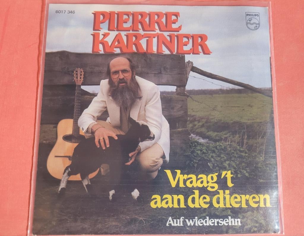Pierre Kartner - Vraag het aan de dieren - Auf wiedersehn, Ophalen, Zo goed als nieuw, Overige formaten, Levenslied of Smartlap