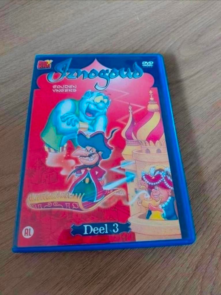 Fox Kids dvd. Iznogoud deel 3 gouden vingers, Cd's en Dvd's, Europees, Tekenfilm, Alle leeftijden, Ophalen of Verzenden
