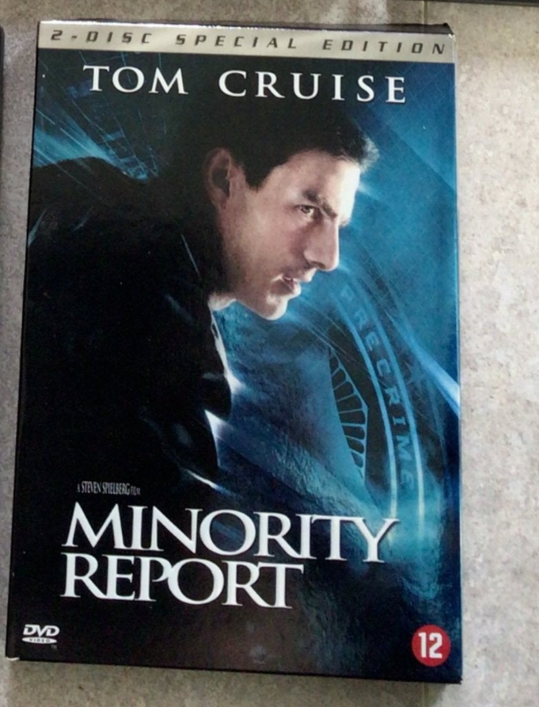 DVD - Tom Cruise - Minority Report, Vanaf 12 jaar, Ophalen of Verzenden, Zo goed als nieuw, Science Fiction