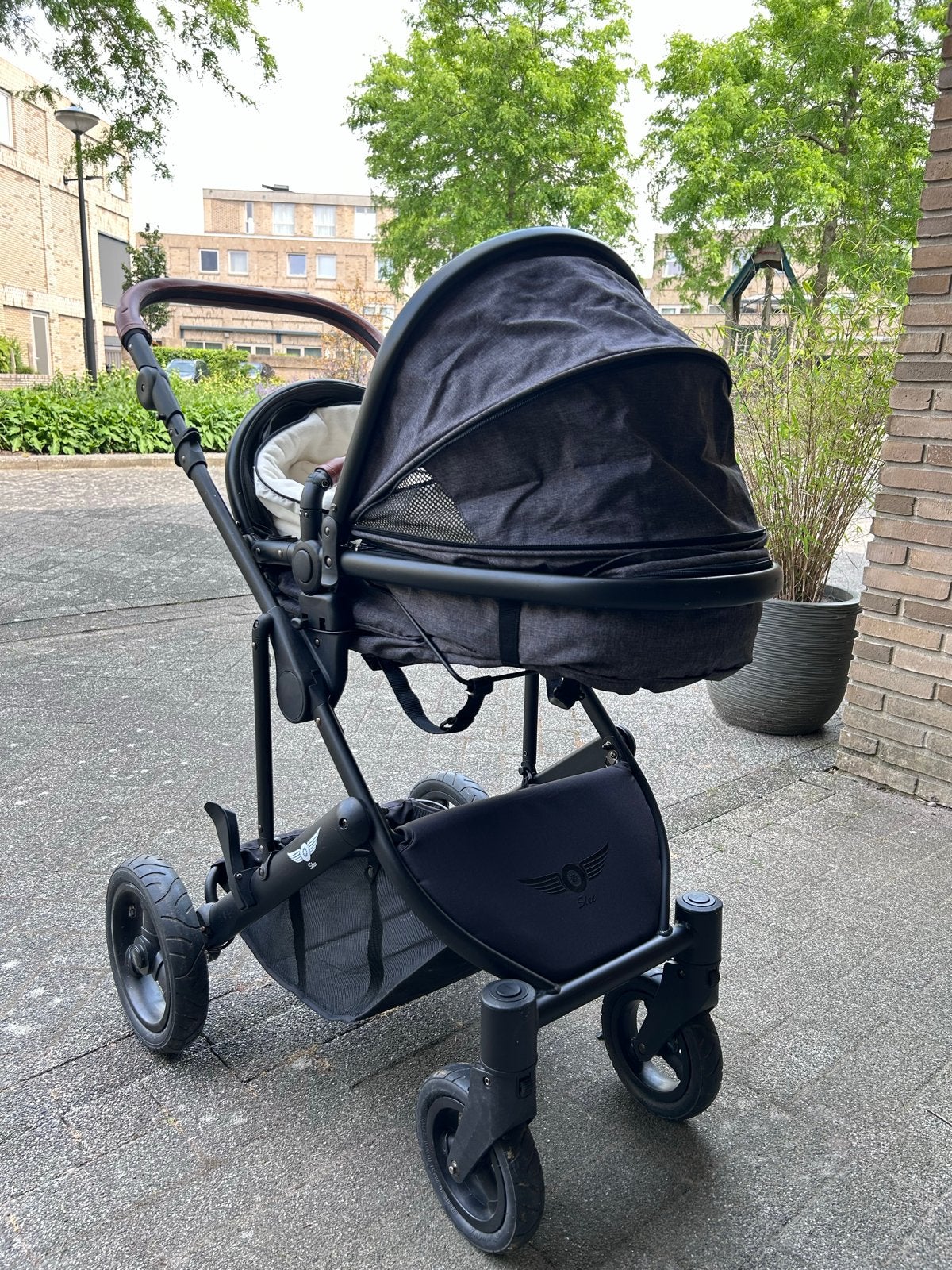 Kinderwagen set SleeWorld met autostoel en reiswieg, Gebruikt, Combiwagen, Met autostoeltje, Ophalen