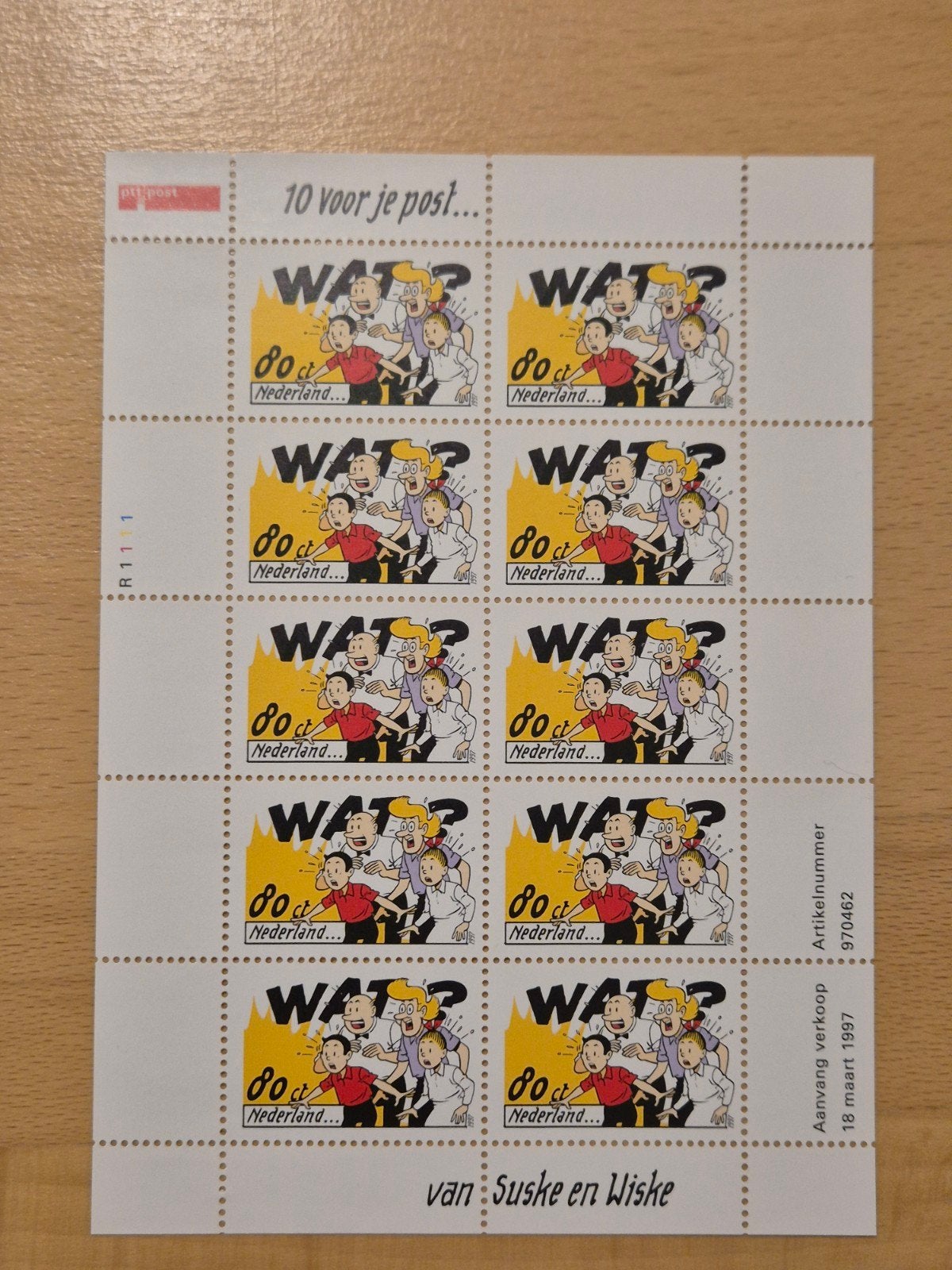 Nederland 1997 strip, Ophalen of Verzenden, Na 1940, Postfris
