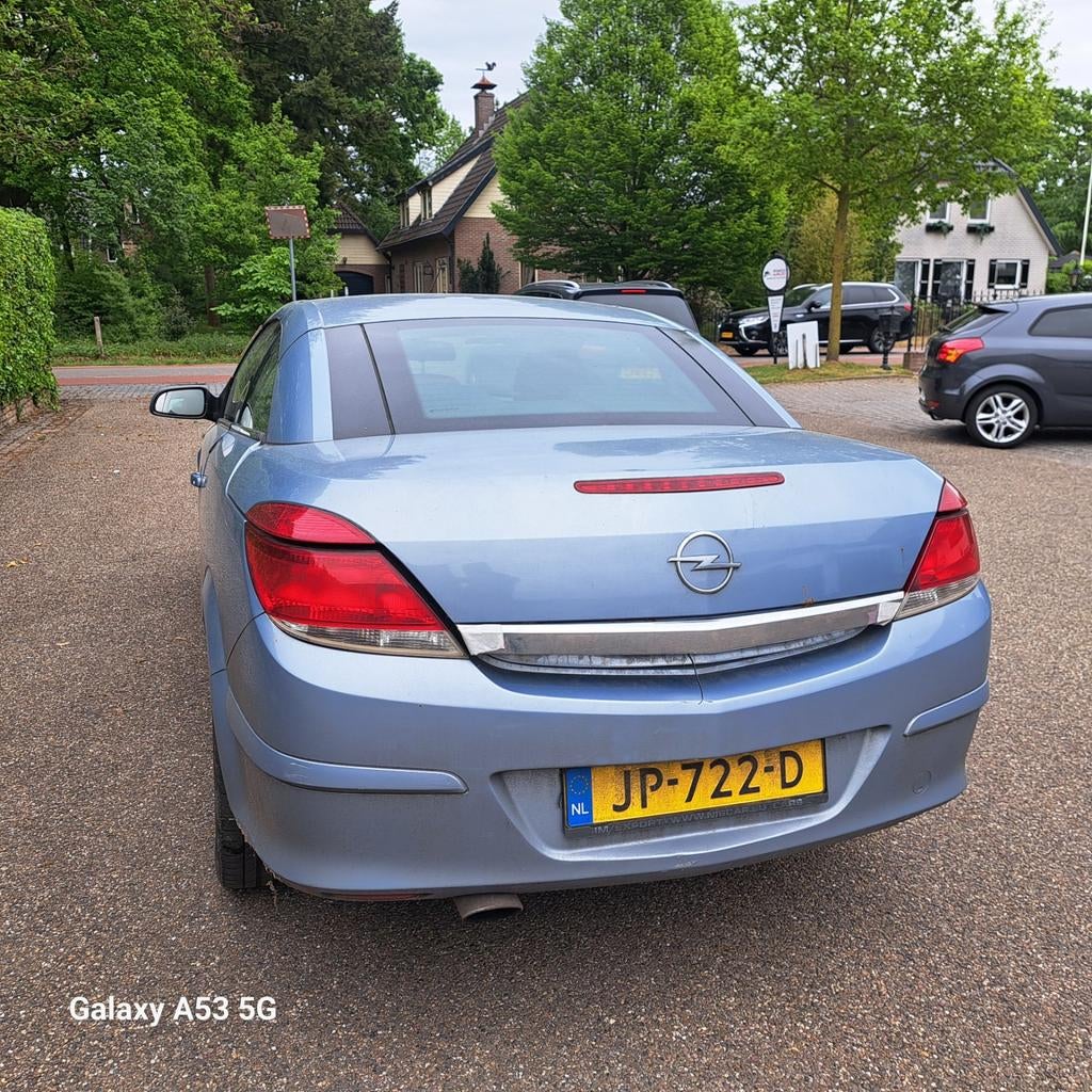 Opel Astra 1.6 16V Twintop 2008 Blauw, Auto's, Voorwielaandrijving, 745 kg, 4 cilinders, Cabriolet