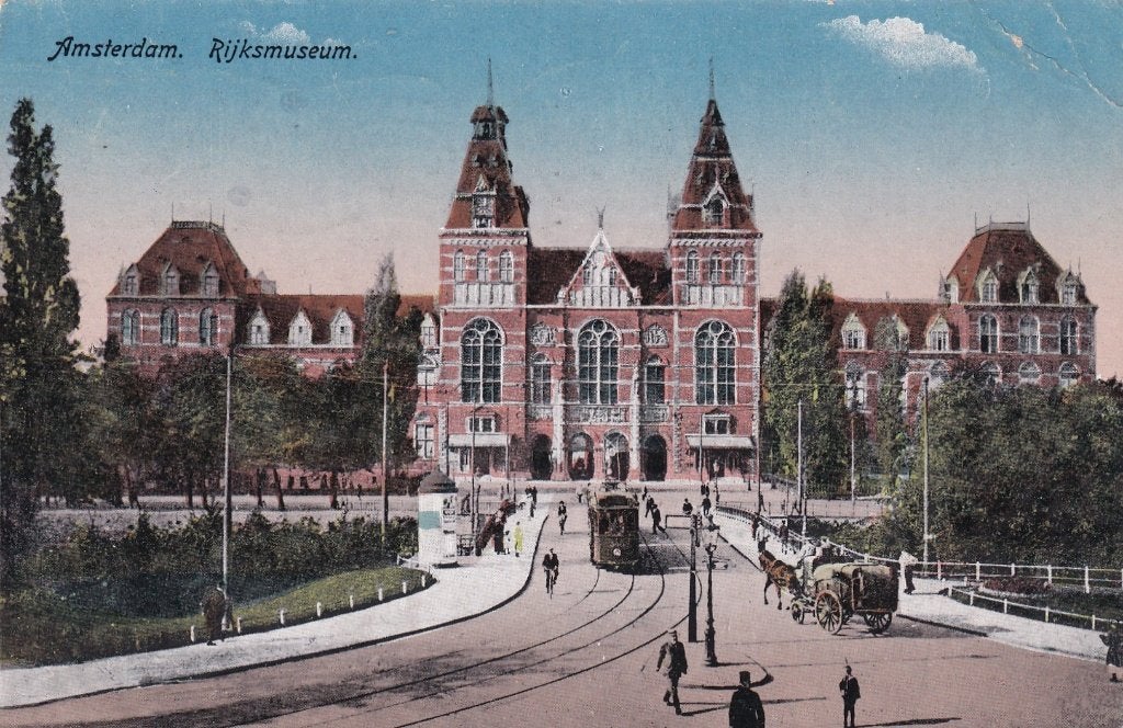 Amsterdam Rijksmuseum, Verzenden, 1920 tot 1940, Gelopen, Noord-Holland