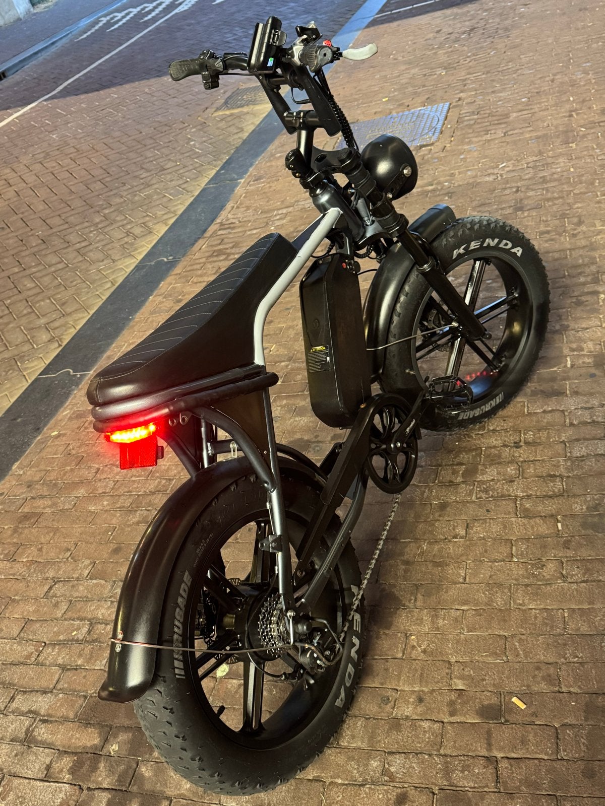 Stoere Fatbike E-bike - Zwart met dikke banden, Overige merken, Ophalen of Verzenden, Zo goed als nieuw, 51 tot 55 cm